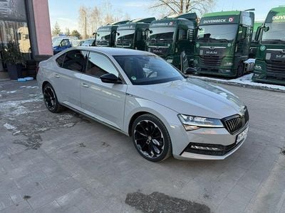 Szary Używany 2020 Skoda Superb SportLine Sedan/Limuzyna | 108 000 zł