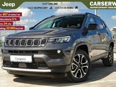 używany Jeep Compass II LIMITED 1.5 e-HYBRID 130KM |Grafitowy |Pakiet Zimowy/ Parking +|MY23