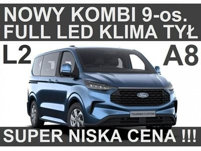 Niebieski Używany 2024 Ford Transit Custom Kombi | 214 020 zł