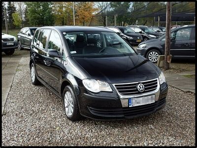 Czarny Używany 2007 VW Touran Minivan | 16 999 zł (Dość drogi)