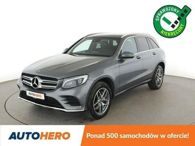 Szary Używany 2017 Mercedes GLC350 AMG line SUV | 95 500 zł