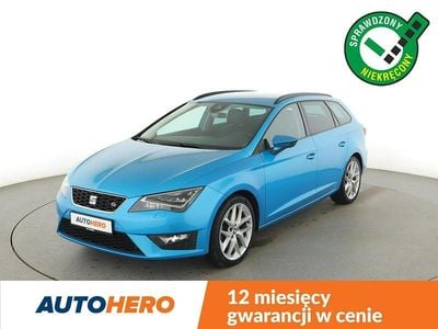 Niebieski Używany 2016 Seat Leon Kombi | 55 100 zł (Dość drogi)
