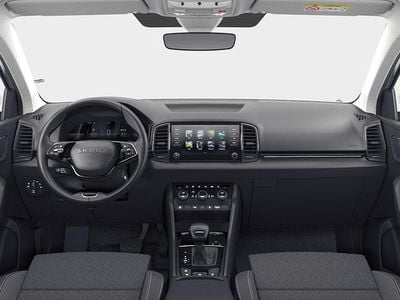 Nowe Skoda Karoq Drive 110 KM (80 kW) 2026 Srebrny smokey diamond metalizowany SUV