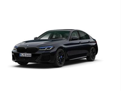 Czarny carbon m metalizowany Używany 2022 BMW 520 Shadowline Sedan/Limuzyna | 184 900 zł