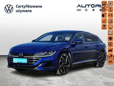 Niebieski Używany 2021 VW Arteon R-line Kombi | 139 900 zł (Dość drogi)