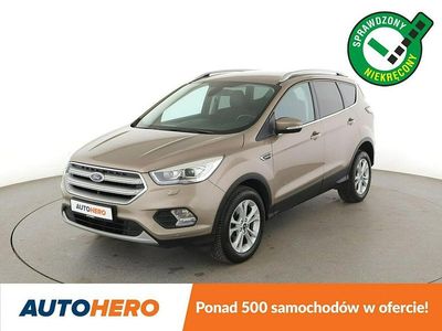 Brązowobeżowy Używany 2018 Ford Kuga SUV | 58 400 zł (Uczciwa cena)