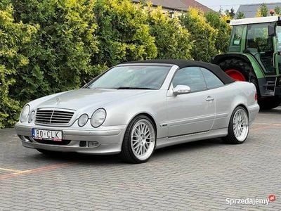 Srebrny Używany 2002 Mercedes CLK230 Kabriolet | 39 999 zł
