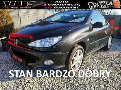 używany Peugeot 206 CC 1.6 110 KM Alufelgi, Bardzo dobry stan, Komp…