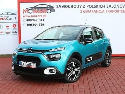 Niebieski Używany 2020 Citroën C3 Shine Hatchback | 39 900 zł (Uczciwa cena)