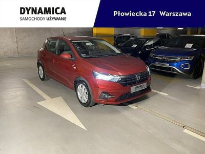 Bordowy (metalik) Używany 2021 Dacia Sandero Hatchback | 46 900 zł (Drogi)