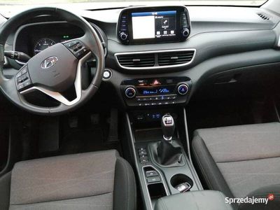 używany Hyundai Tucson hybryda 2019 1.6CRDI LED navi kamera zamiana