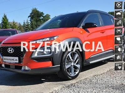 używany Hyundai Kona nawi|kamera cofania|android|full led|skóra|serwis aso|full led|