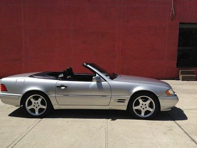 Srebrny Używany 1998 Mercedes SL500 Kabriolet | 89 000 zł