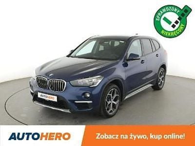 używany BMW X1 4x4 automat półskóra klima auto navi grzane fotele czujniki parkowania