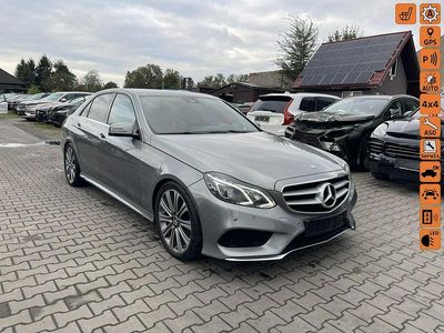 Używany Mercedes E250 AMG line 204 KM (150 kW) 2014 Srebrny Sedan/Limuzyna
