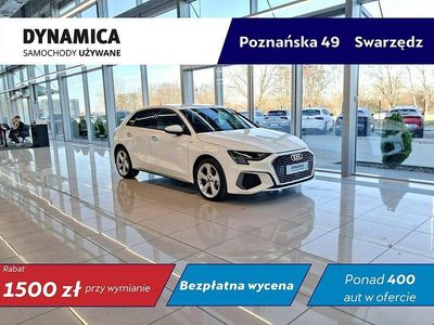 Biały Używany 2023 Audi A3 S-Line Hatchback | 112 900 zł (Drogi)
