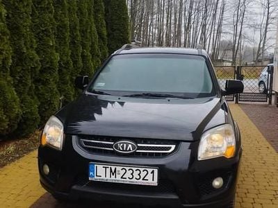 Czarny Używany 2008 Kia Sportage SUV | 11 000 zł (Dobra cena)