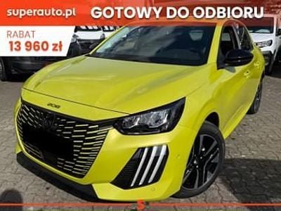 Nowe Peugeot e-208 Allure 100 kW (136 KM) 2025 Żółty Hatchback