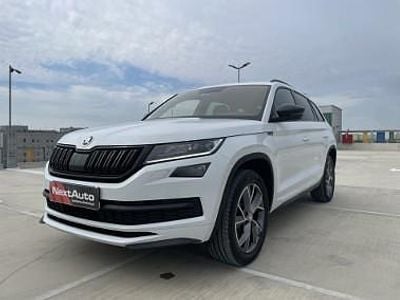 Biały Używany 2021 Skoda Kodiaq SportLine SUV | 115 900 zł (Dość drogi)