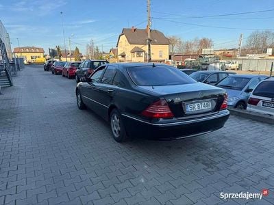 Czarny Używany 2002 Mercedes S320 Sedan/Limuzyna | 12 800 zł
