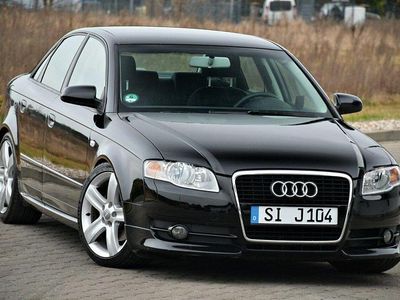 Czarny (metalik, perła) Używany 2006 Audi A4 S-Line Sedan/Limuzyna | 21 900 zł (Uczciwa cena)