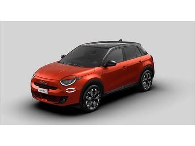 Lakier metalizowany pomarańczowy sole z dachem w kolorze czarny cinema Nowe 2025 Fiat 600 La Prima Hatchback | 115 900 zł (Uczciwa cena)