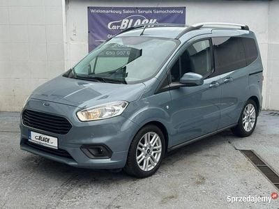 Niebieski Używany 2021 Ford Tourneo Courier Minivan | 49 900 zł