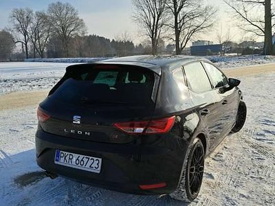 Czarny Używany 2015 Seat Leon FR Hatchback | 50 000 zł (Dość drogi)