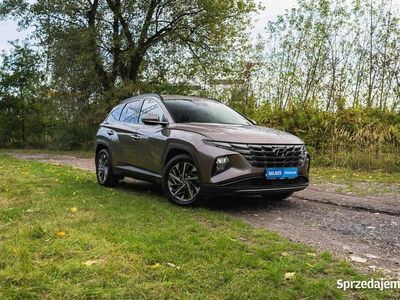 Szary Używany 2021 Hyundai Tucson SUV | 96 499 zł (Dość drogi)