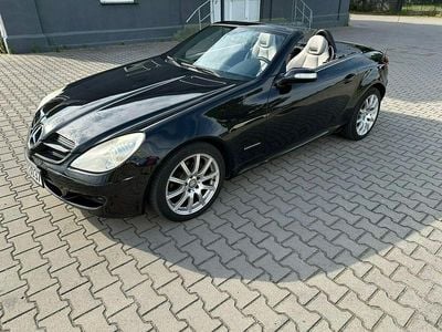 Czarny Używany 2007 Mercedes SLK200 Kabriolet | 38 900 zł