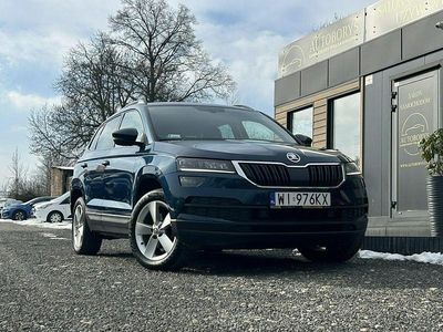 Używany Skoda Karoq 150 KM (110 kW) 2021 Niebieski ciemny (metalik) SUV