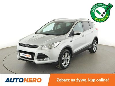 używany Ford Kuga Titanium 180KM navi kamera 4x4 panorama grzane fotele półskóra