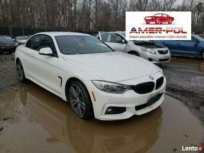 Biały Używany 2017 BMW 430 Cabriolet Kabriolet | 113 000 zł