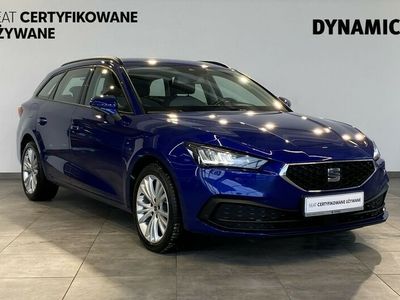 używany Seat Leon ST Style 1.5TSI 130KM M6 2021 r., salon PL, I wł., f-a VAT, gwar…