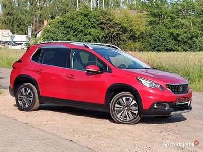 Wiśniowy Używany 2017 Peugeot 2008 SUV | 39 900 zł (Uczciwa cena)