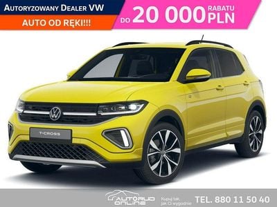 Żółty (metalik) Nowe 2025 VW T-Cross SUV | 109 520 zł (Dobra cena)