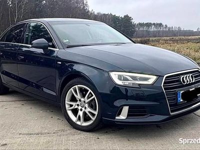 Używany Audi A3 S-Line 2017 Granatowy Sedan/Limuzyna