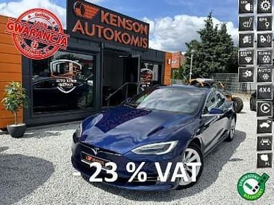 Używany Tesla Model S 386 kW (525 KM) 2018 Niebieski Hatchback