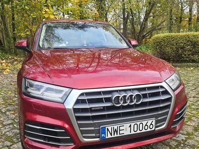 Bordowy Używany 2017 Audi Q5 S-Line SUV | 89 000 zł (Dość drogi)