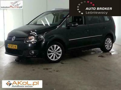 Czarny Używany 2010 VW Touran Minivan | 51 900 zł