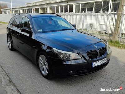 używany BMW 525 e61 d Touring brązowe skóry m57d25 177km