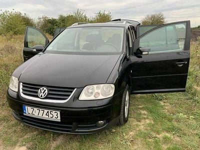 Czarny Używany 2006 VW Touran Minivan | 10 900 zł (Dość drogi)