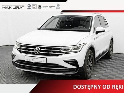 Biały Używany 2021 VW Tiguan SUV | 103 810 zł (Uczciwa cena)