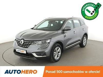 używany Renault Koleos automat półskóra navi klima auto grzane fotele czujniki parkowania