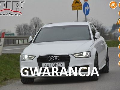 używany Audi A4 2.0TDI 3xSLine nawi gwarancj przebiegu półskóra bik…