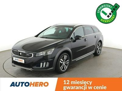 Czarny Używany 2016 Peugeot 508 RXH Kombi | 53 900 zł