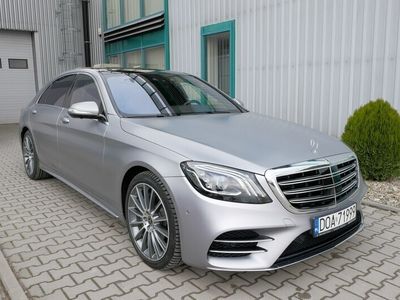 używany Mercedes S560 4Matic Long. Allanite Gray. Distronic. Kamer…