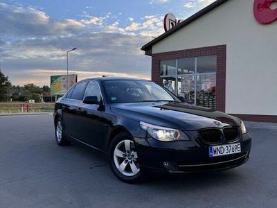 Czarny Używany 2009 BMW 520 Sedan/Limuzyna | 38 000 zł