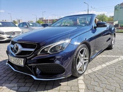 używany Mercedes 350 Klasa E W212BlueEff Cabrio Pakiet AMG Serwis ASO FV23%