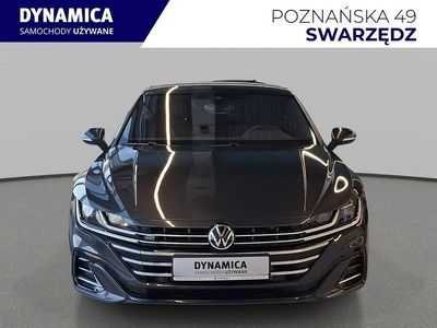Czarny (metalik) Używany 2021 VW Arteon R-line Sedan/Limuzyna | 128 900 zł (Dość drogi)